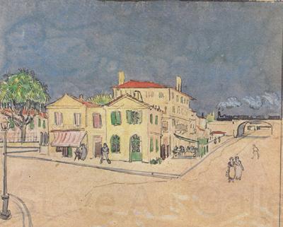 Vincent Van Gogh Vincent's House in Arles (nn04) Spain oil painting art